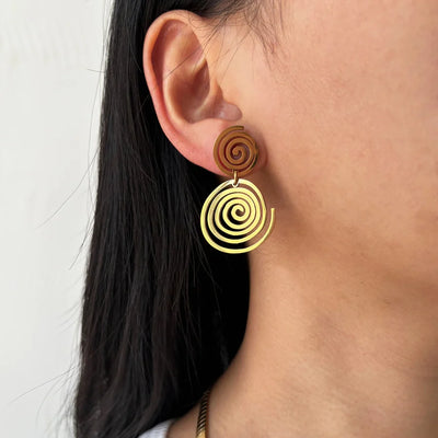 Whirly Girly Earrings