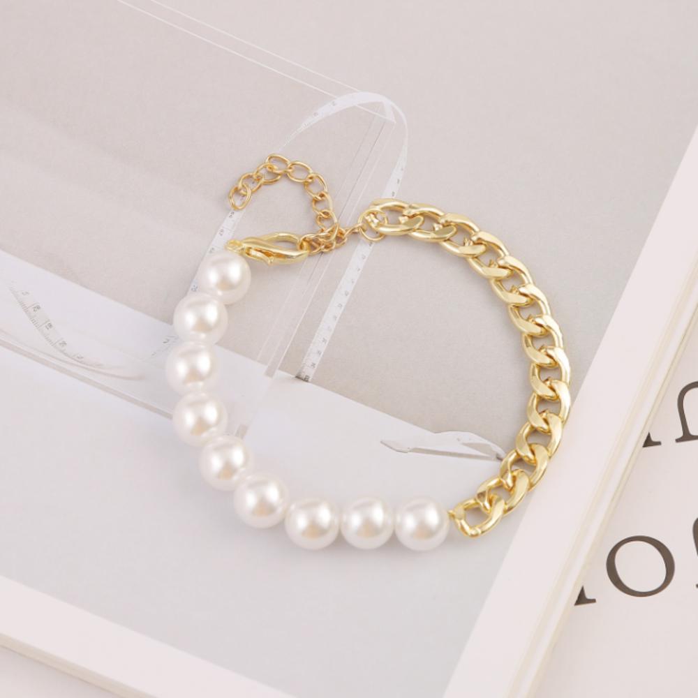 Bright Side  Pearl 18K Gold Plated Bracelet