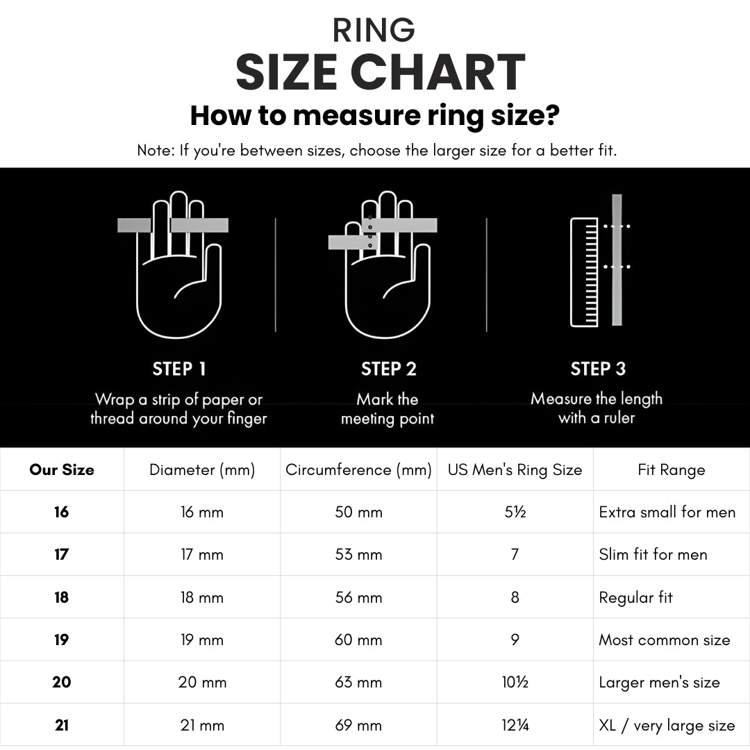 Mesh Ring- Black (Anti-tarnish & Waterproof)