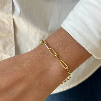Freya 18K Gold Plated Link Bracelet